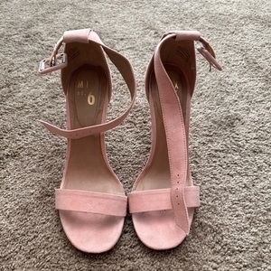 Blush pink heels